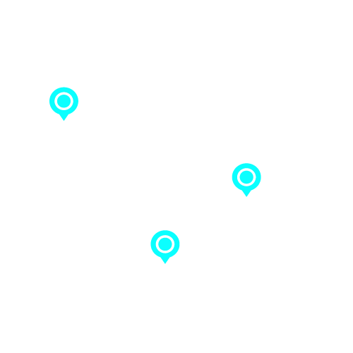 Carte des bureaux et installations de Vega France